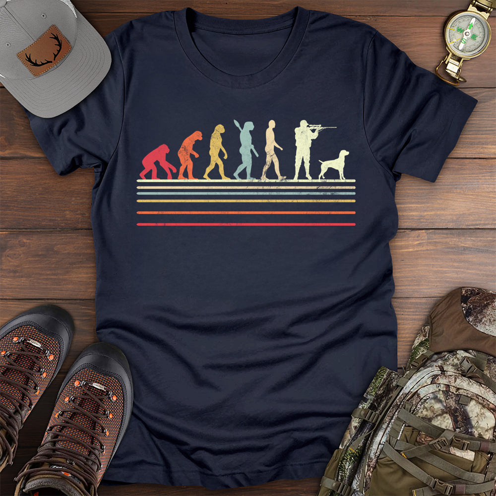 Evolution of Man Hunting T-Shirt