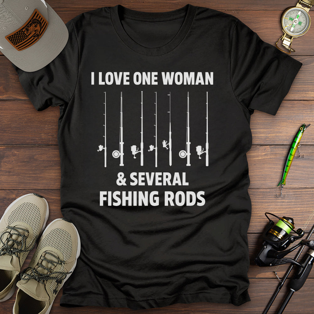 Fishing Rod Love T-Shirt