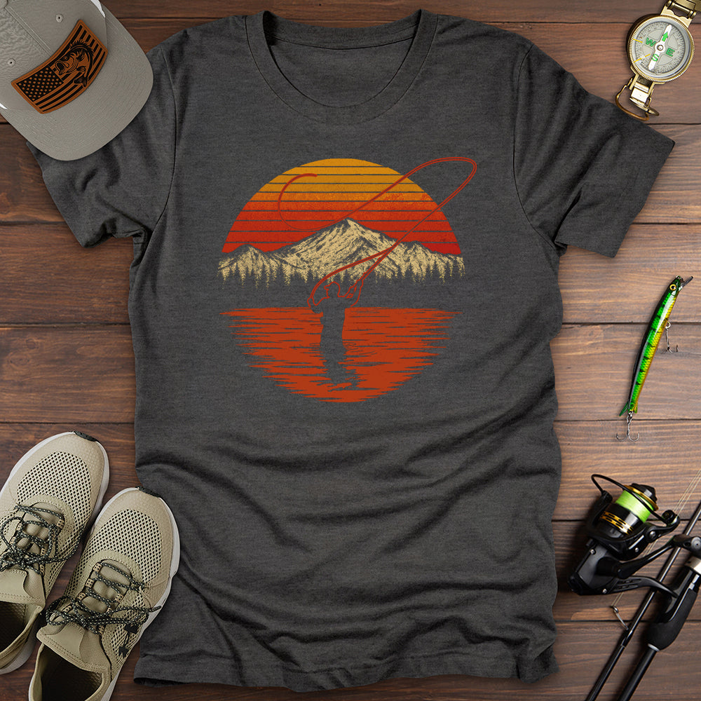 Fly Fishing Sunset T-Shirt