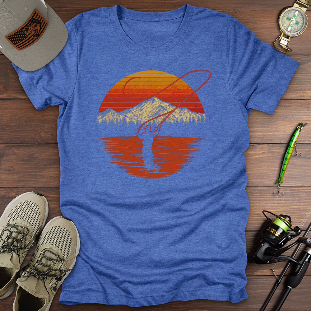 Fly Fishing Sunset T-Shirt