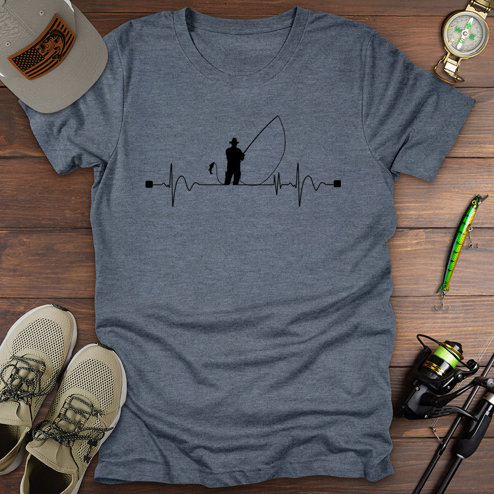 Heartbeat Fishing T-Shirt