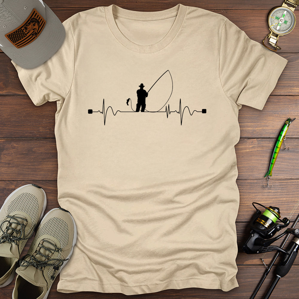 Heartbeat Fishing T-Shirt