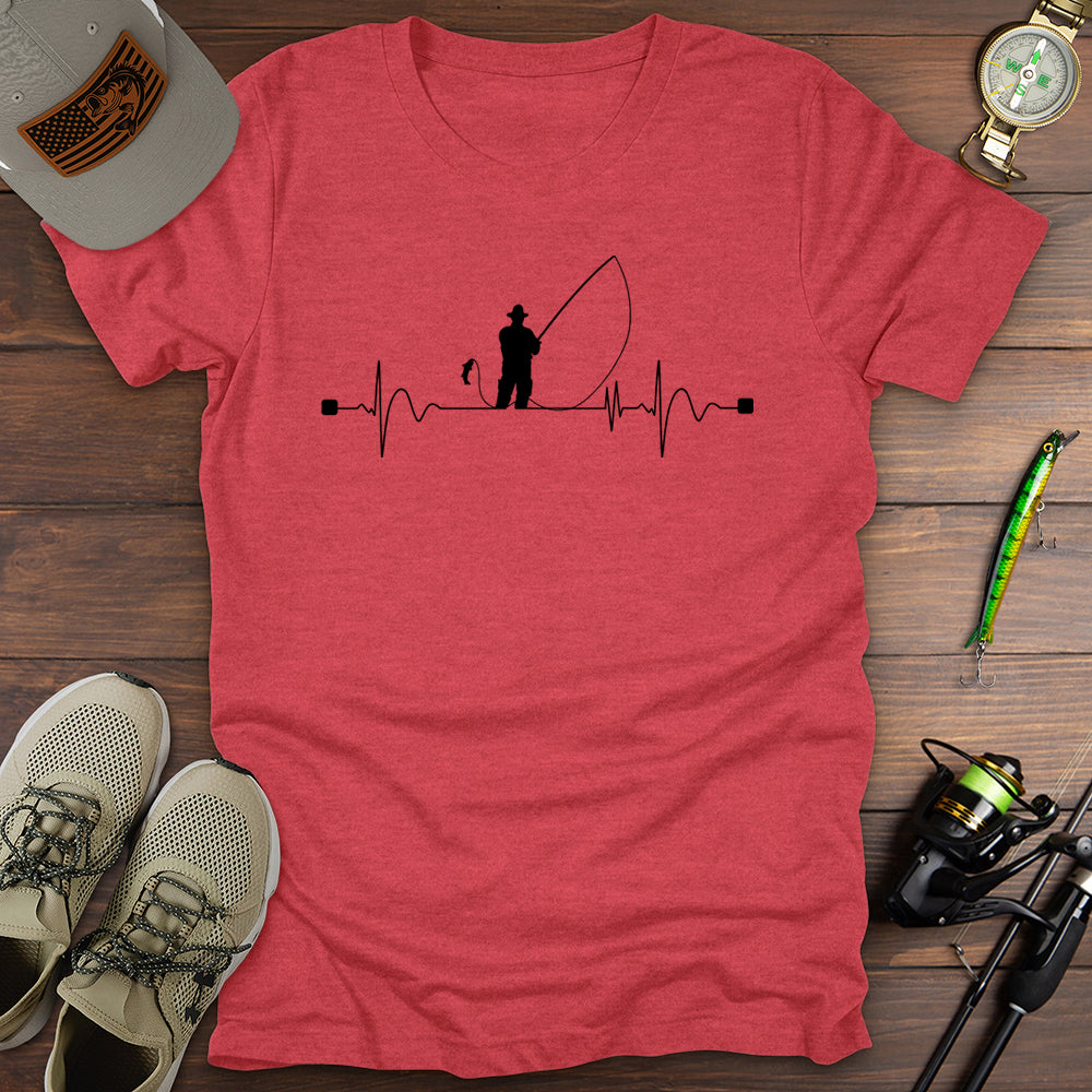 Heartbeat Fishing T-Shirt
