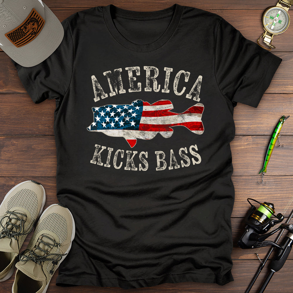 America Kicks Bass T-Shirt