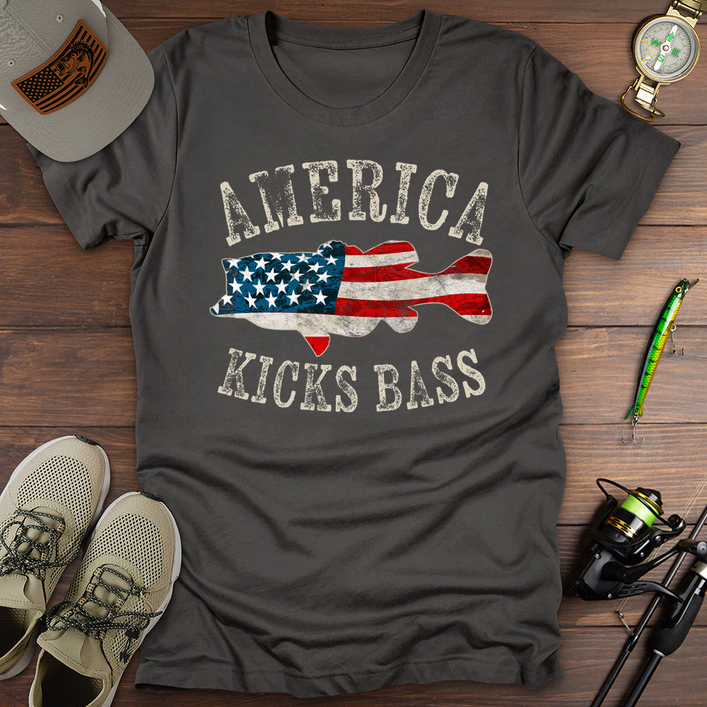America Kicks Bass T-Shirt