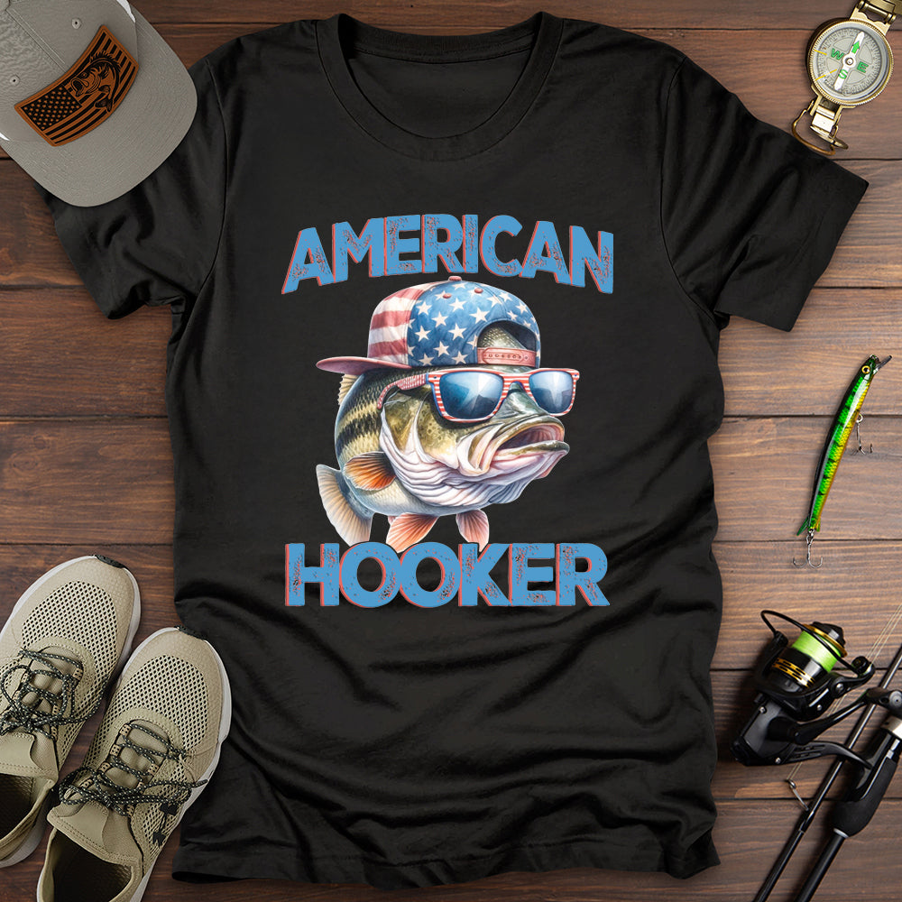 American Hooker Fishing T-Shirt