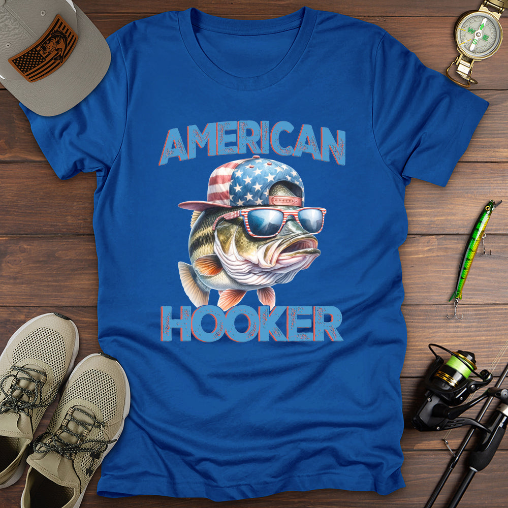 American Hooker Fishing T-Shirt