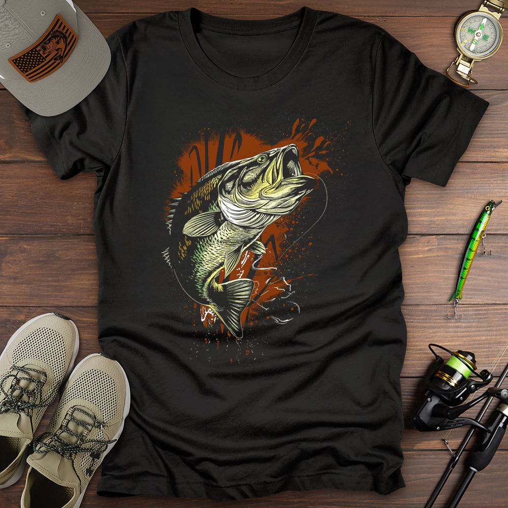 Jumping Bass Splash T-Shirt