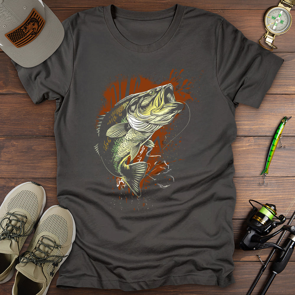 Jumping Bass Splash T-Shirt