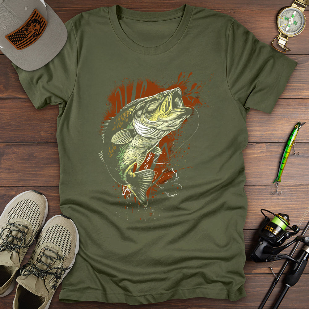 Jumping Bass Splash T-Shirt