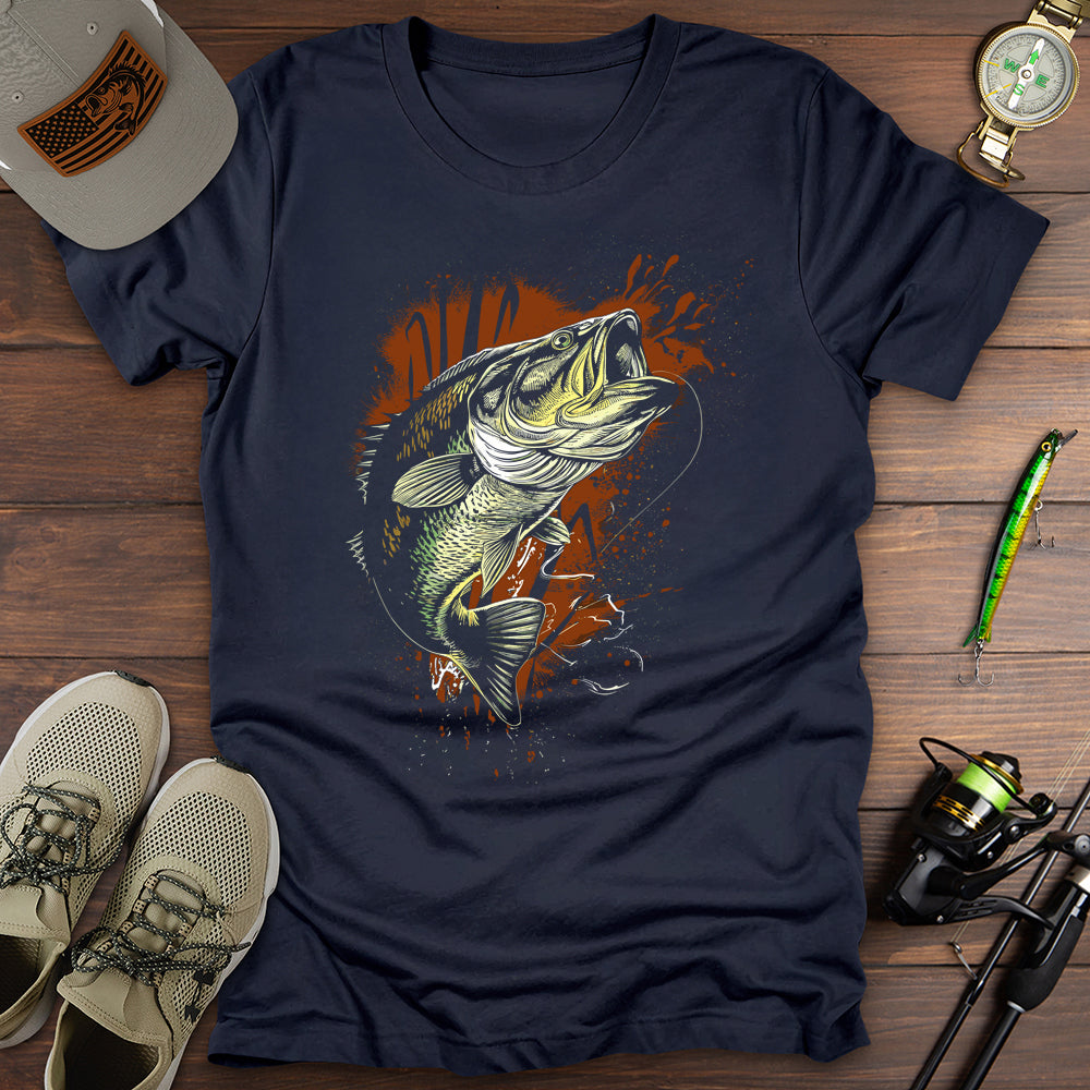 Jumping Bass Splash T-Shirt