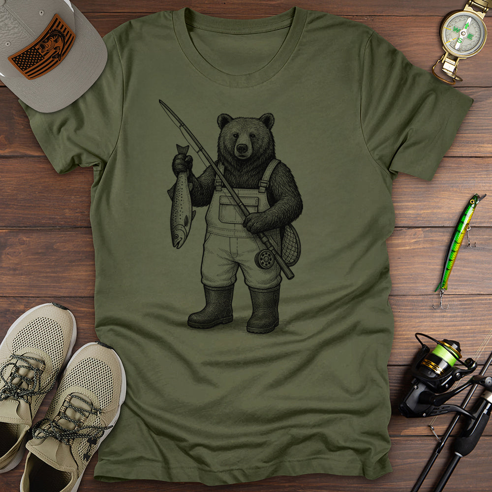 Bear Fishing T-Shirt