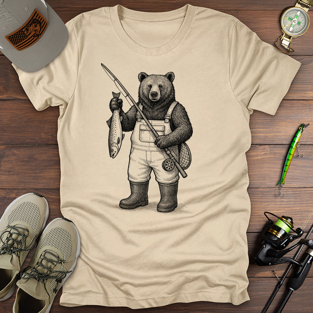 Bear Fishing T-Shirt