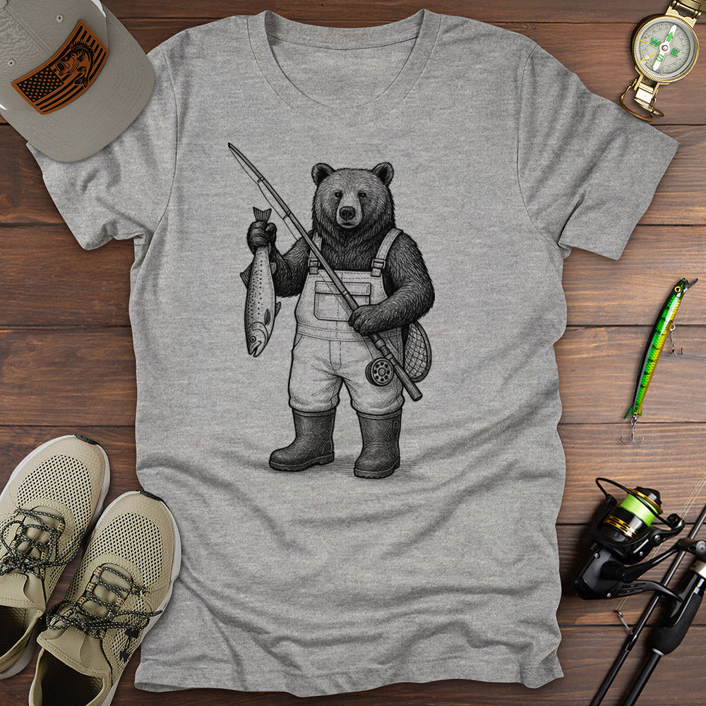 Bear Fishing T-Shirt