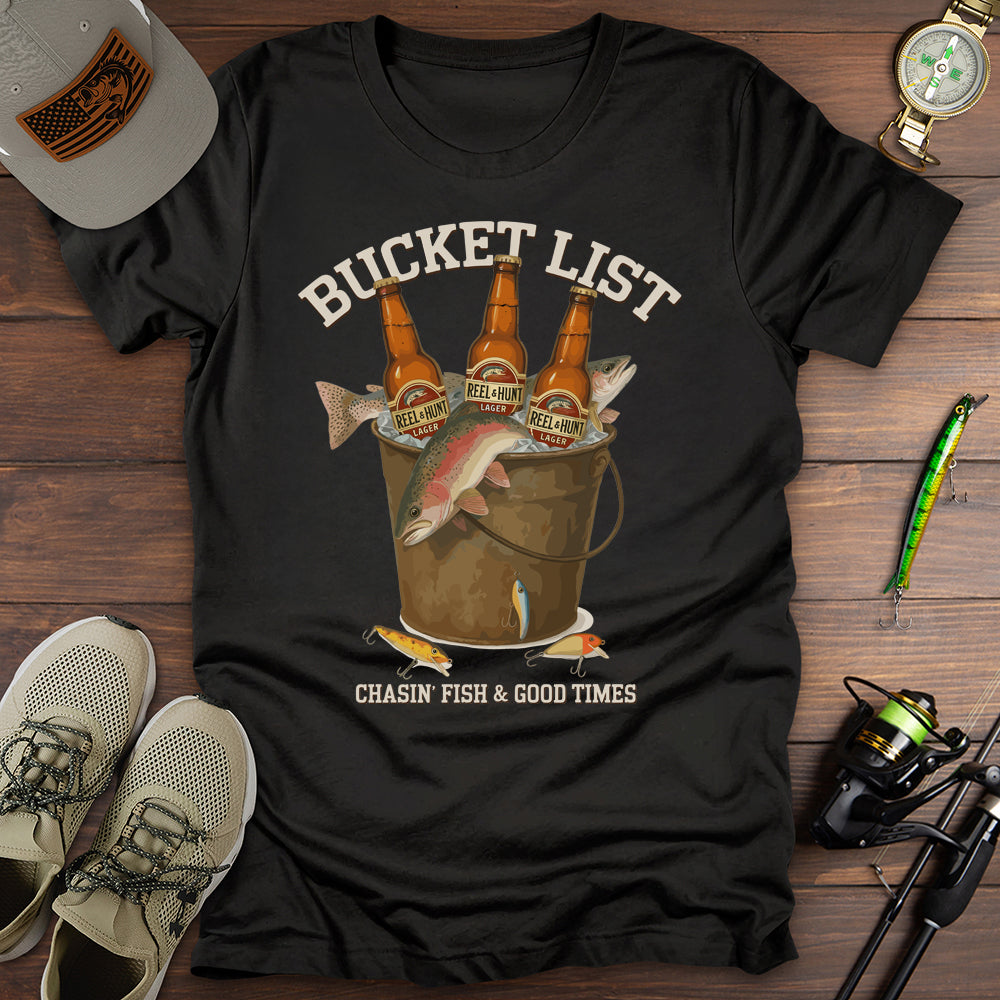 Bucket List Fishing T-Shirt