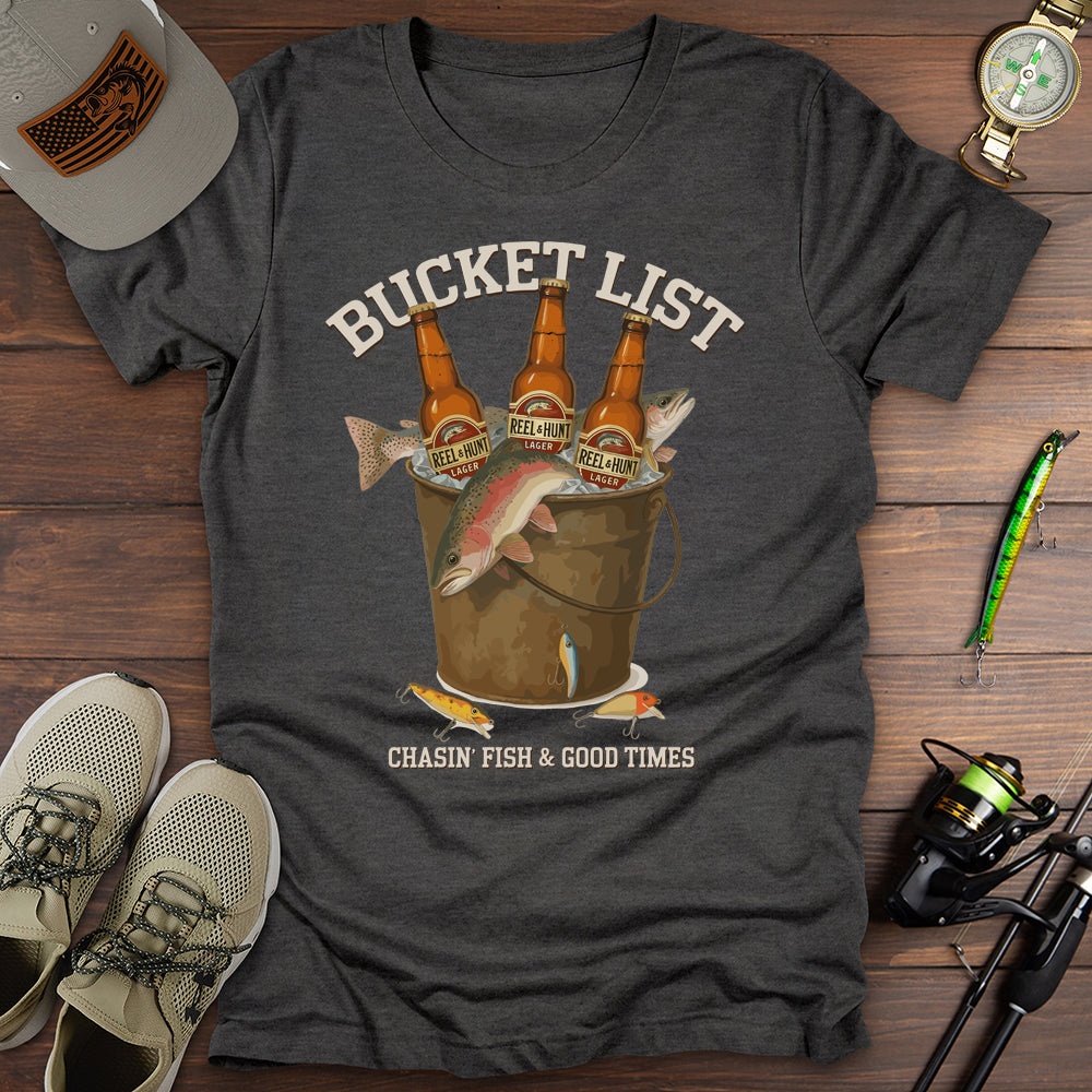 Bucket List Fishing T-Shirt