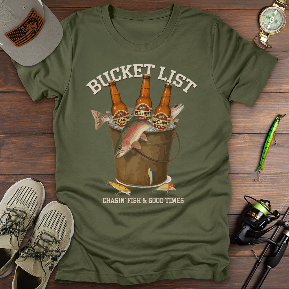 Bucket List Fishing T-Shirt