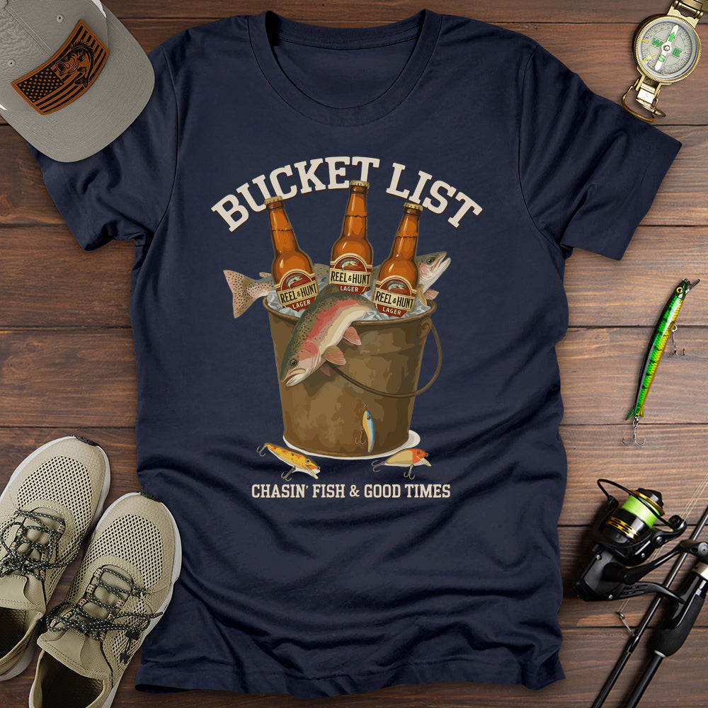 Bucket List Fishing T-Shirt