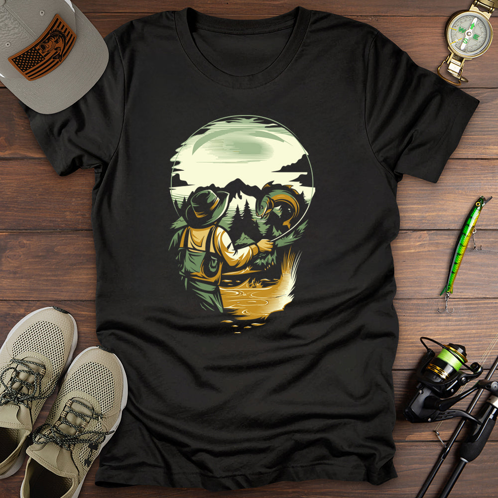 Skull Cast Fishing T-Shirt