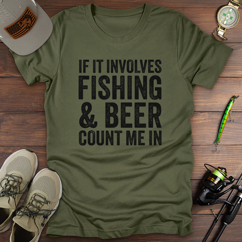 Fishing Beer T-Shirt