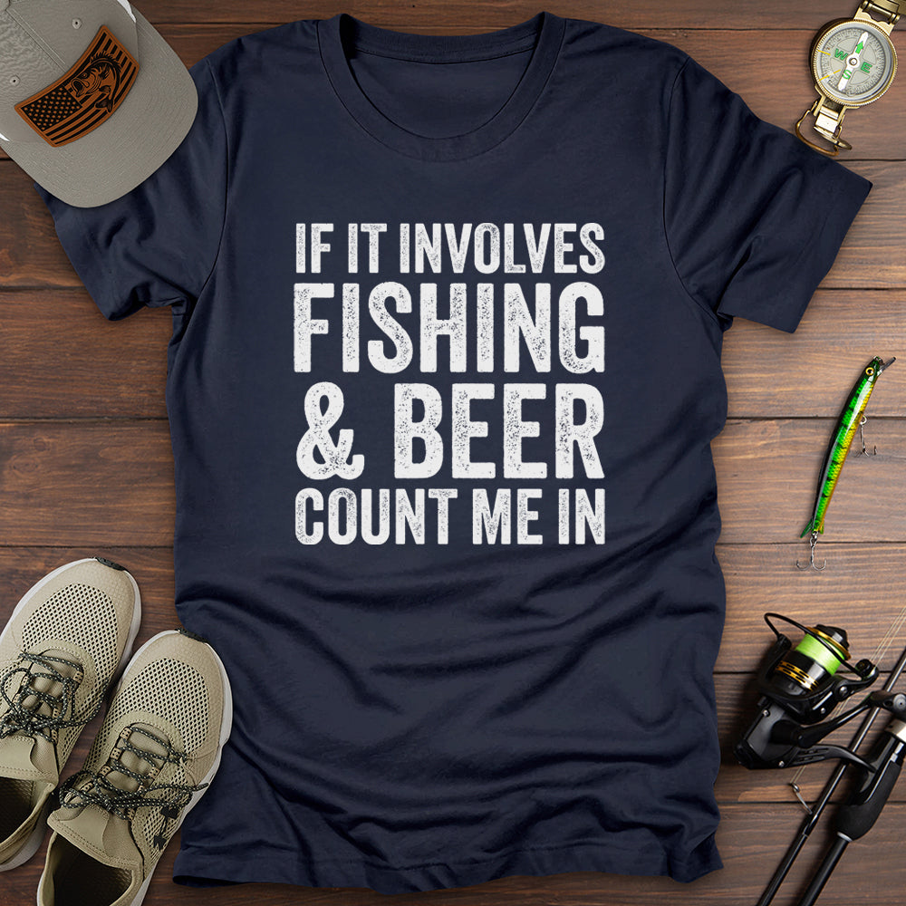 Fishing Beer T-Shirt