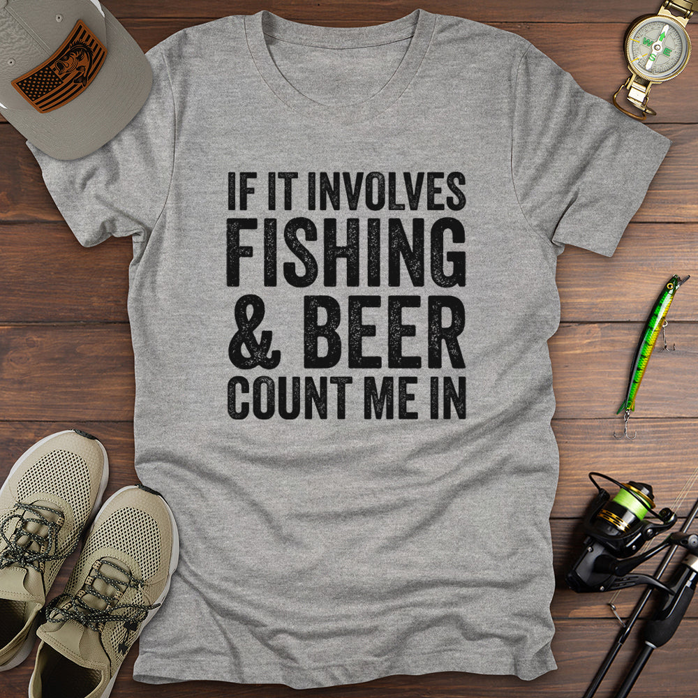 Fishing Beer T-Shirt