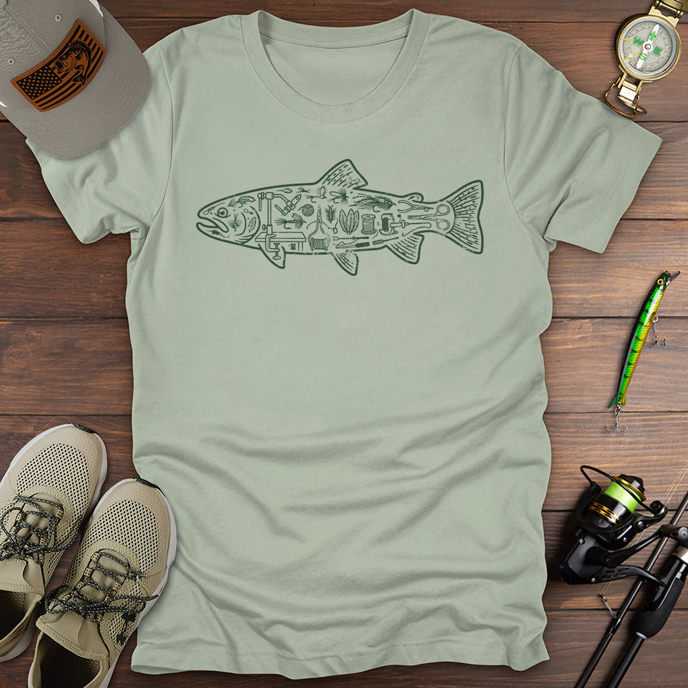 Fishing Blueprint T-Shirt