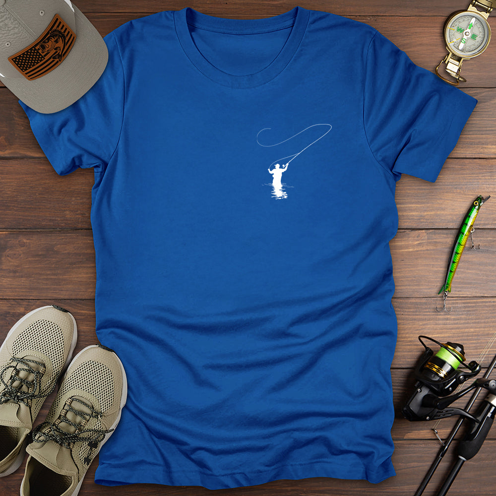 Fishing In Water Pocket T-Shirt