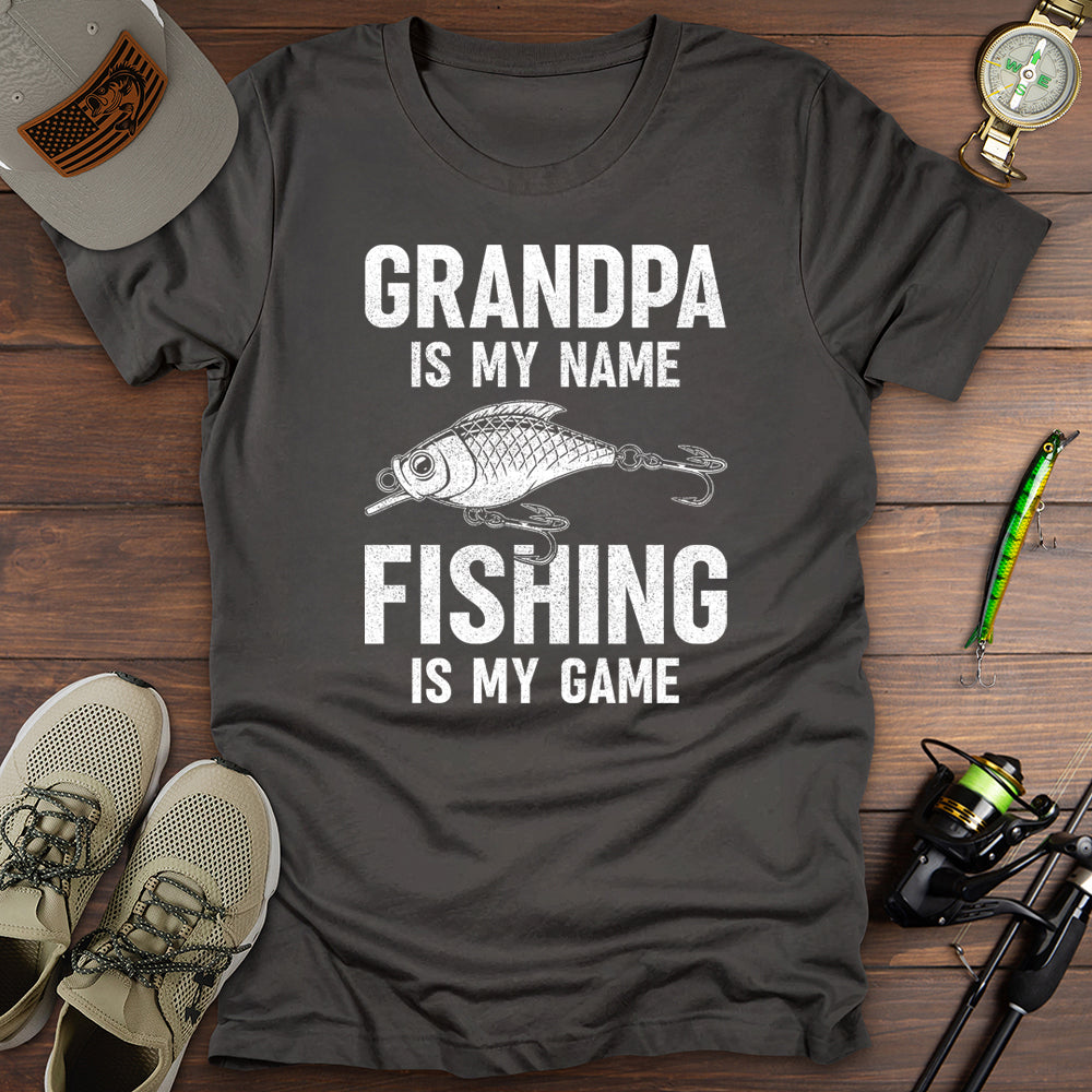 Grandpa Fishing Is My Game T-Shirt