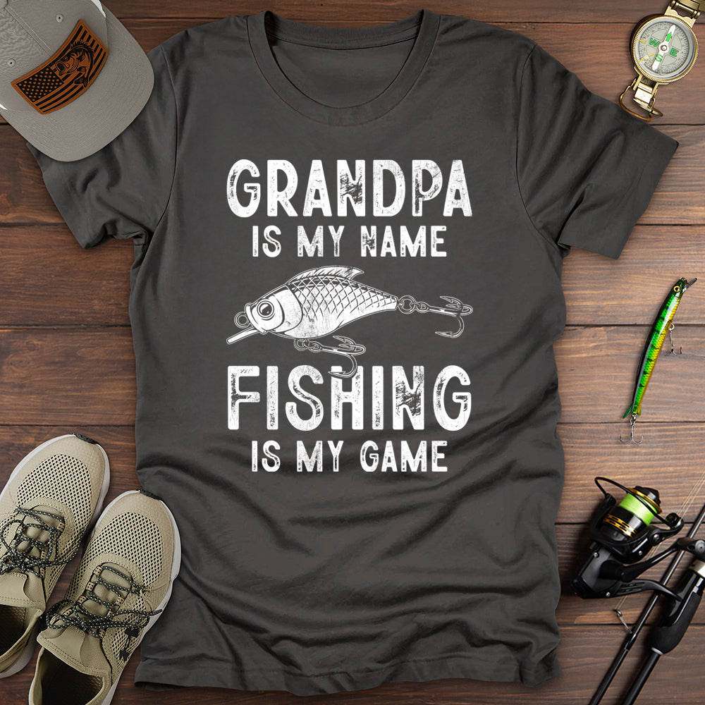 Grandpa Fishing Is My Game T-Shirt