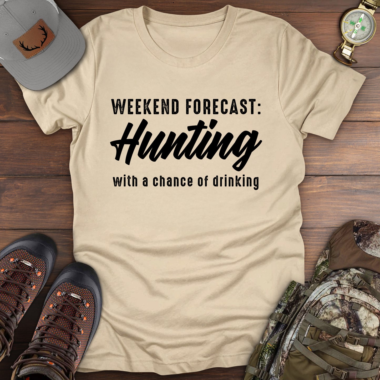 Weekend Forecast Hunting T-Shirt