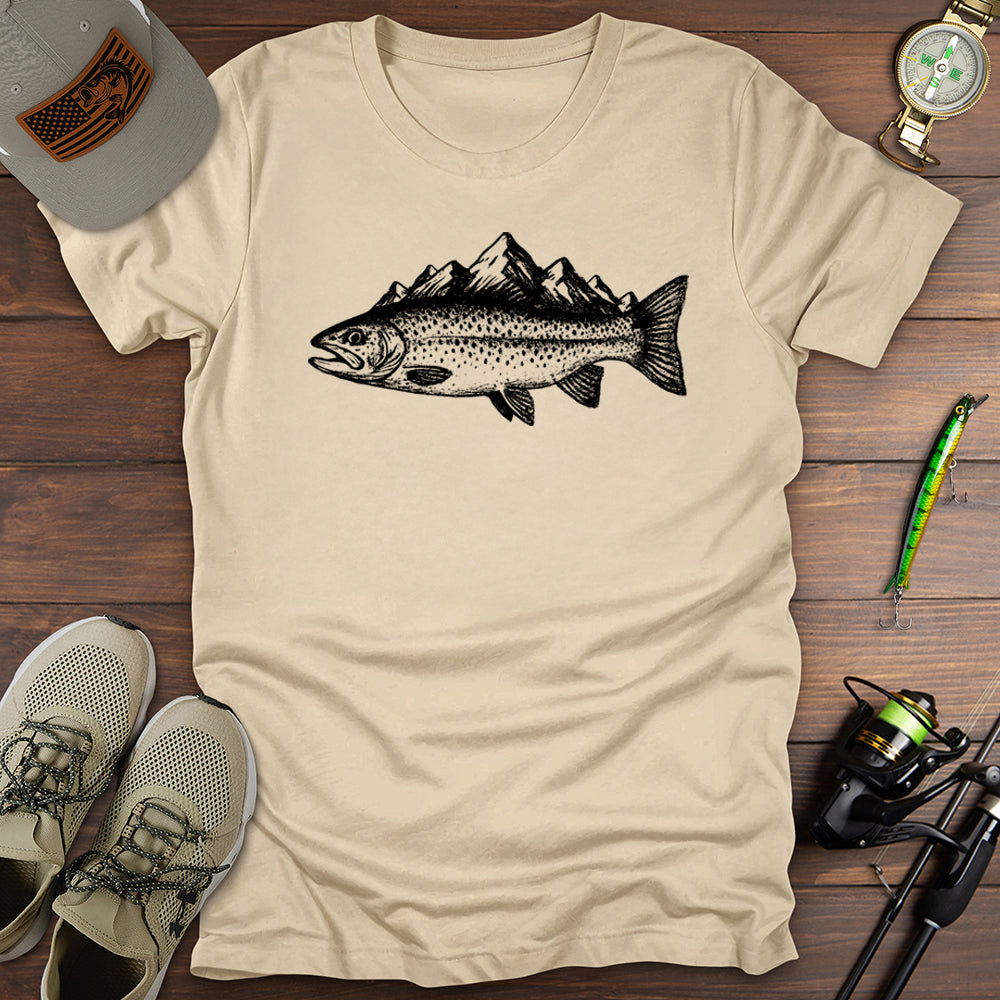 Mountains Fish T-Shirt
