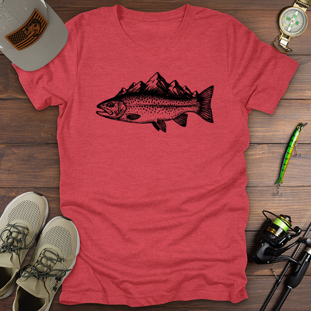 Mountains Fish T-Shirt