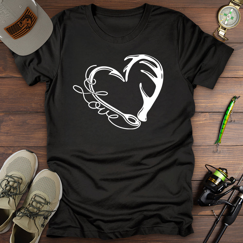 Love Fishing & Hunting T-Shirt
