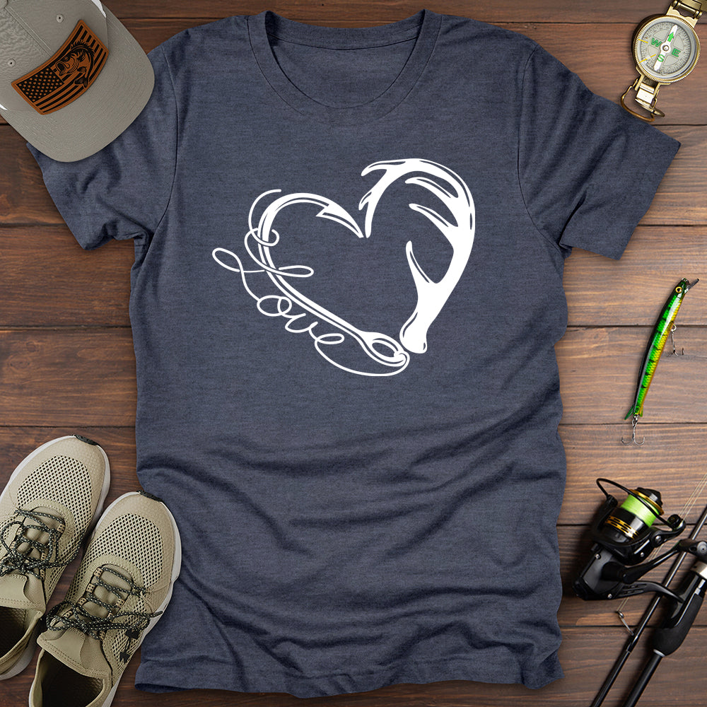Love Fishing & Hunting T-Shirt