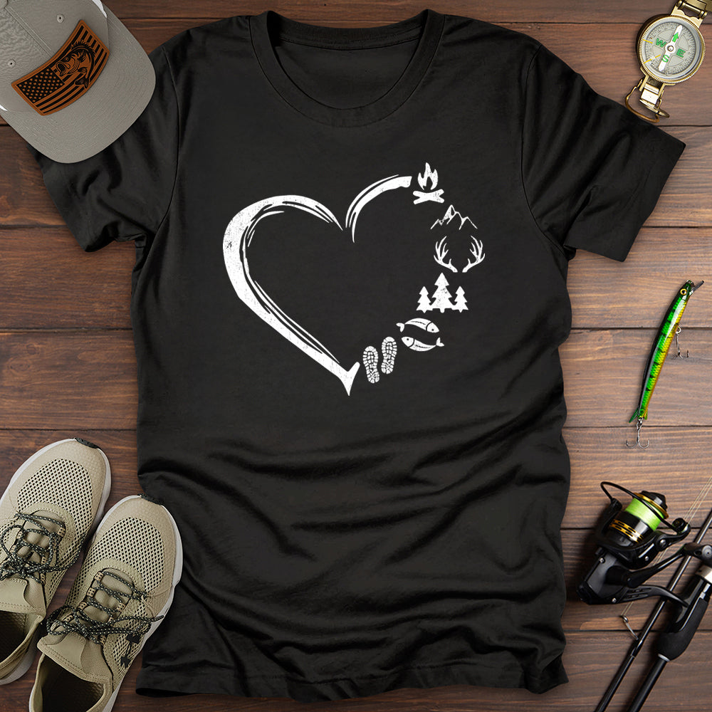 Love Hunting Fishing T-Shirt