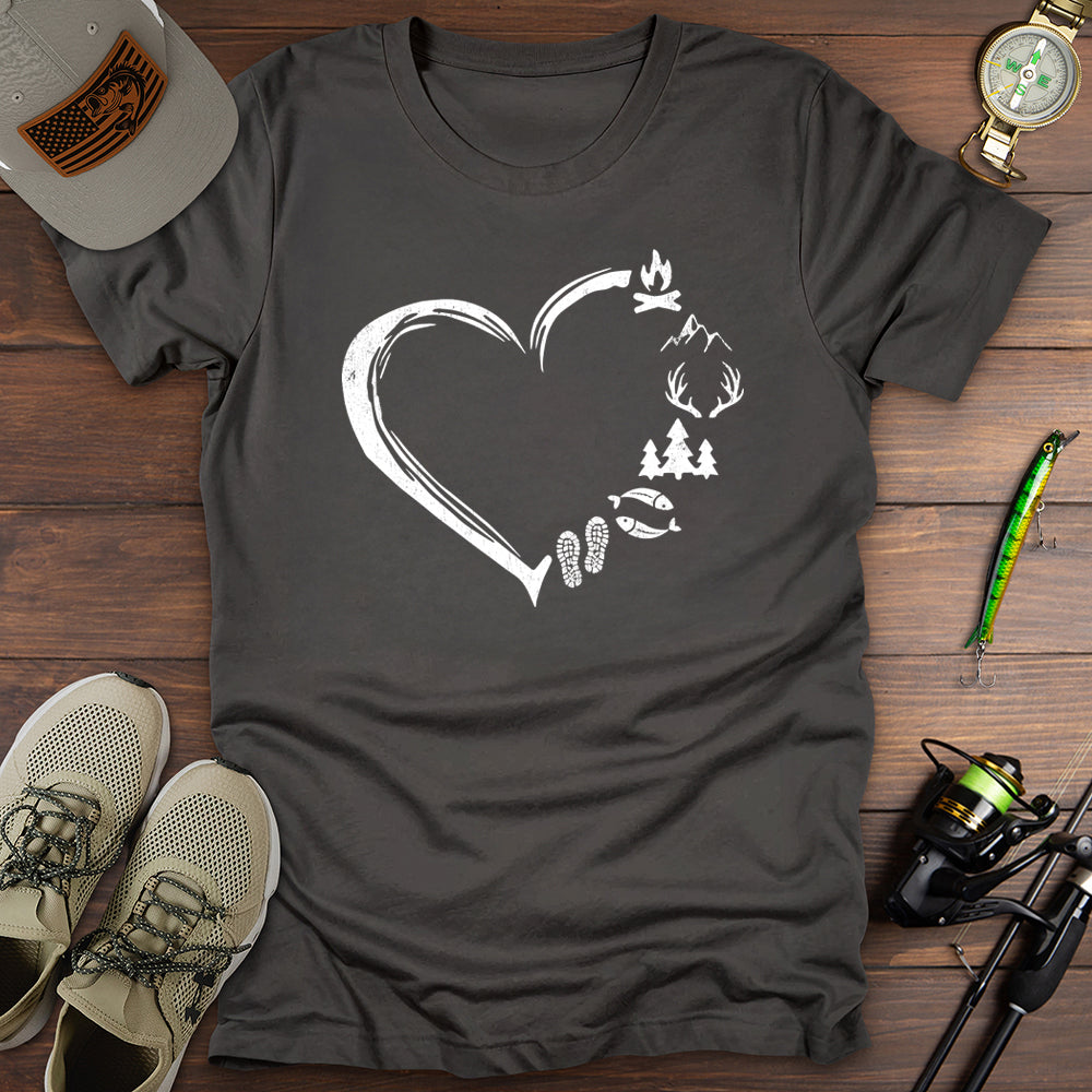 Love Hunting Fishing T-Shirt