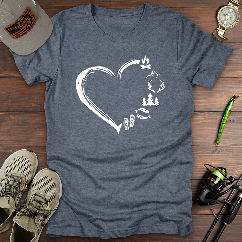Love Hunting Fishing T-Shirt