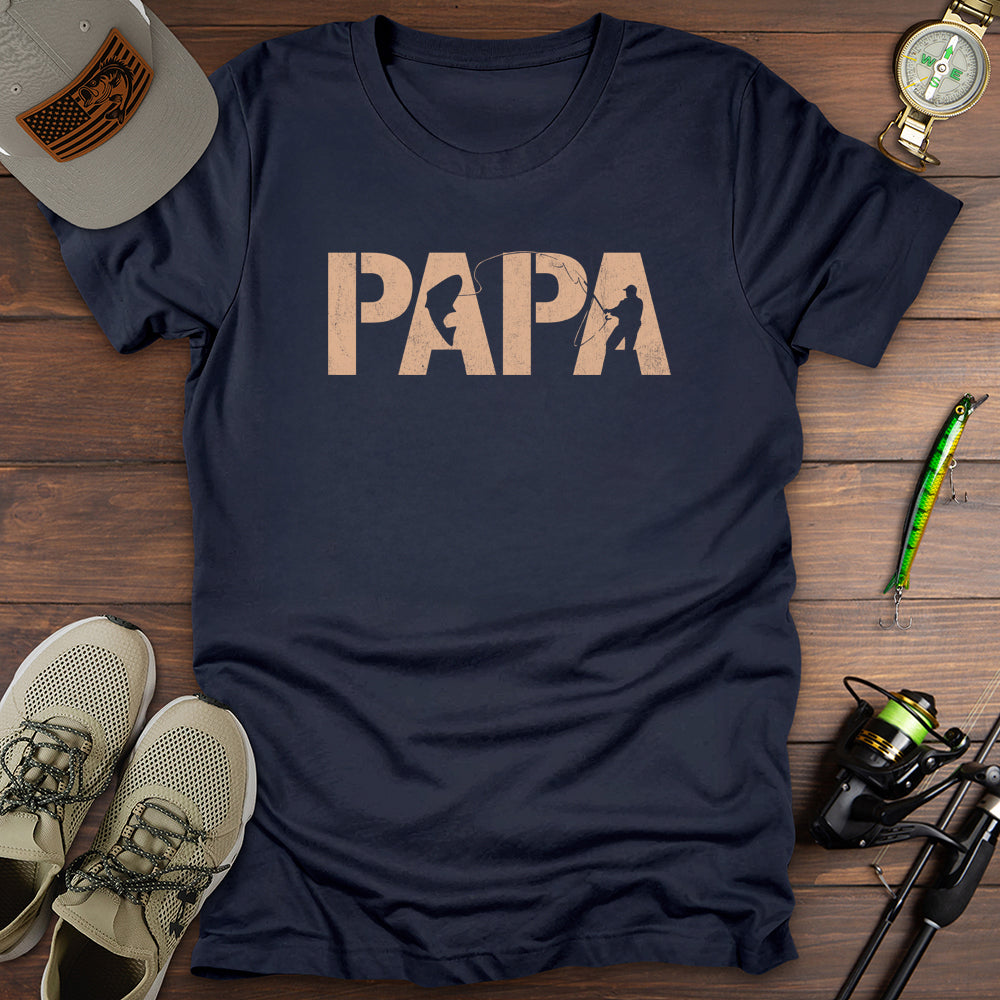 Papa Fishing T-Shirt