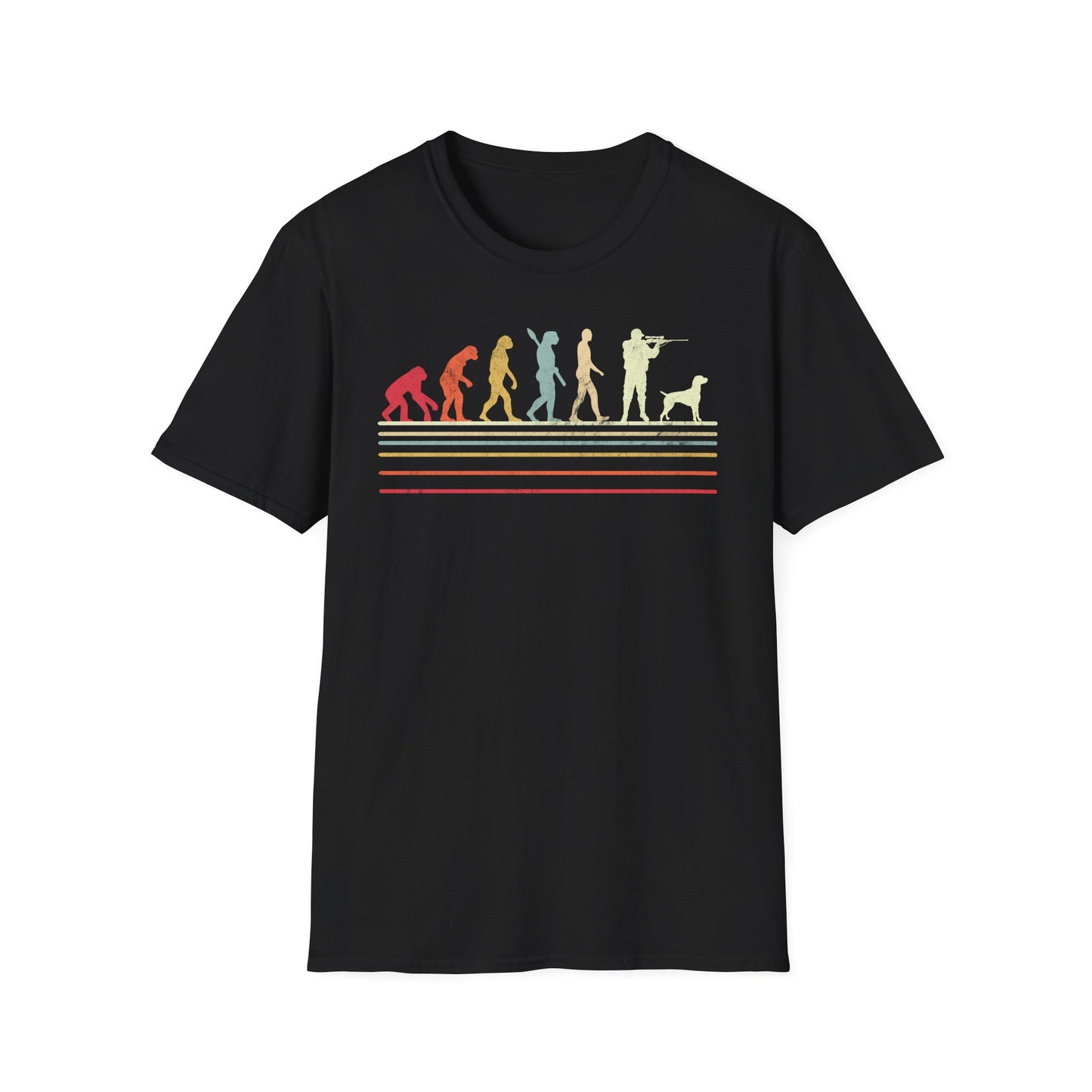 Evolution of Man Hunting T-Shirt