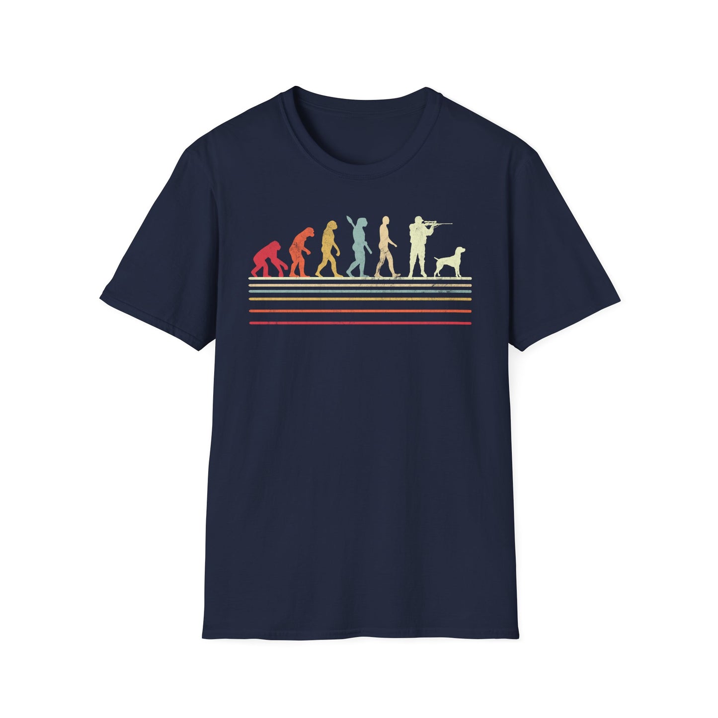 Evolution of Man Hunting T-Shirt