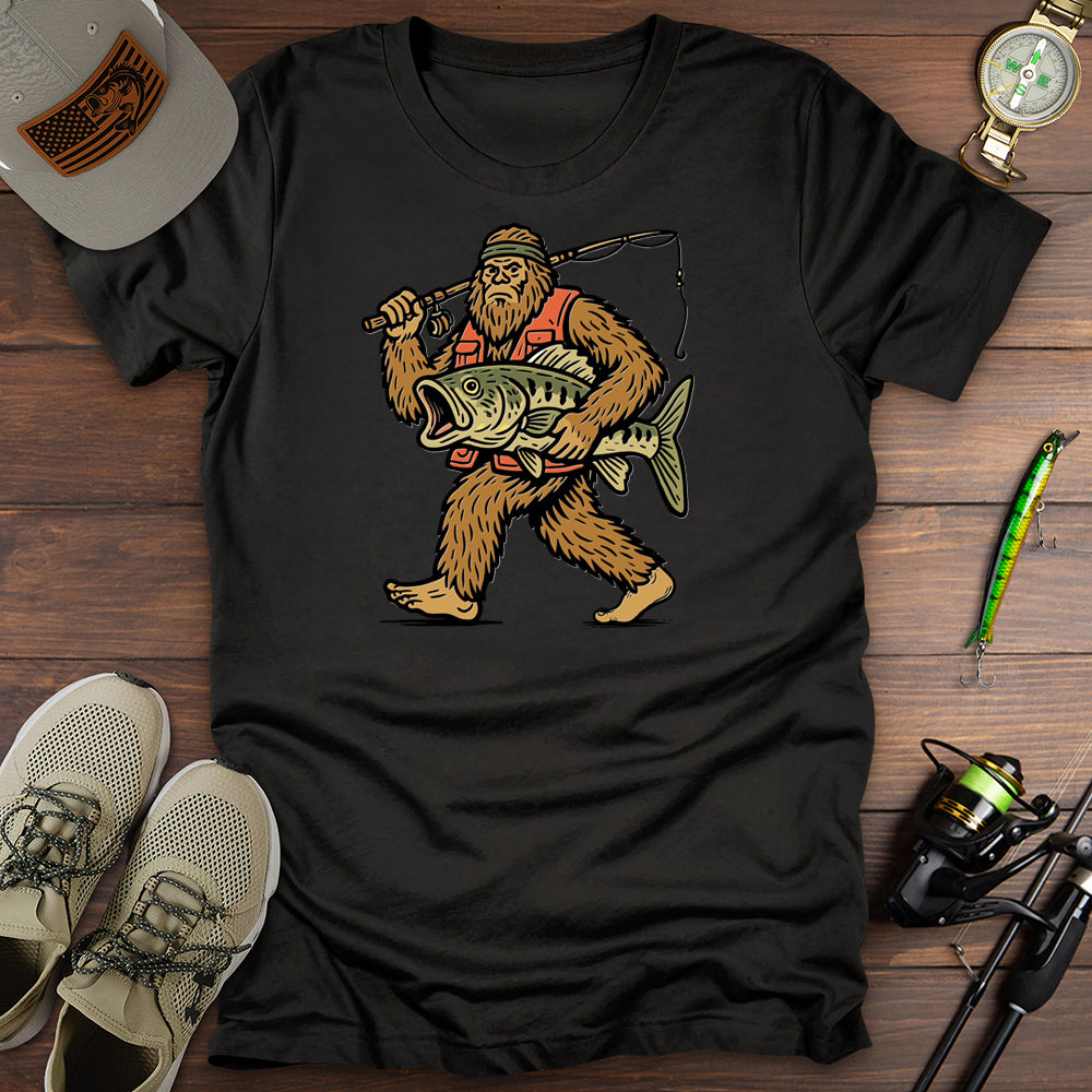 Bigfoot Bass Hunter T-Shirt
