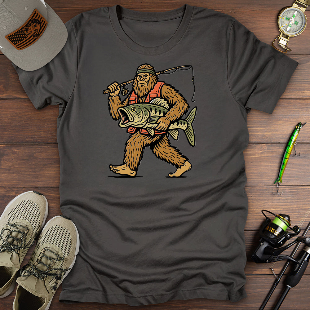 Bigfoot Bass Hunter T-Shirt