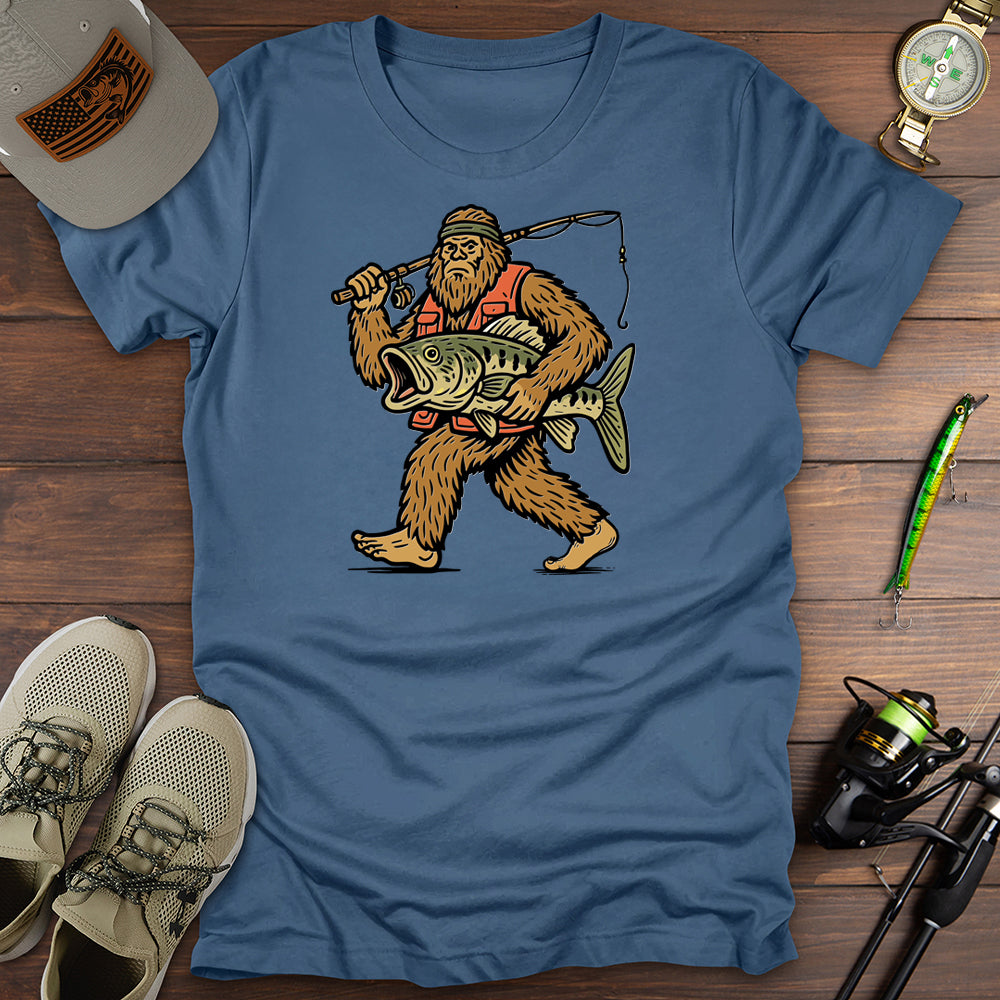 Bigfoot Bass Hunter T-Shirt