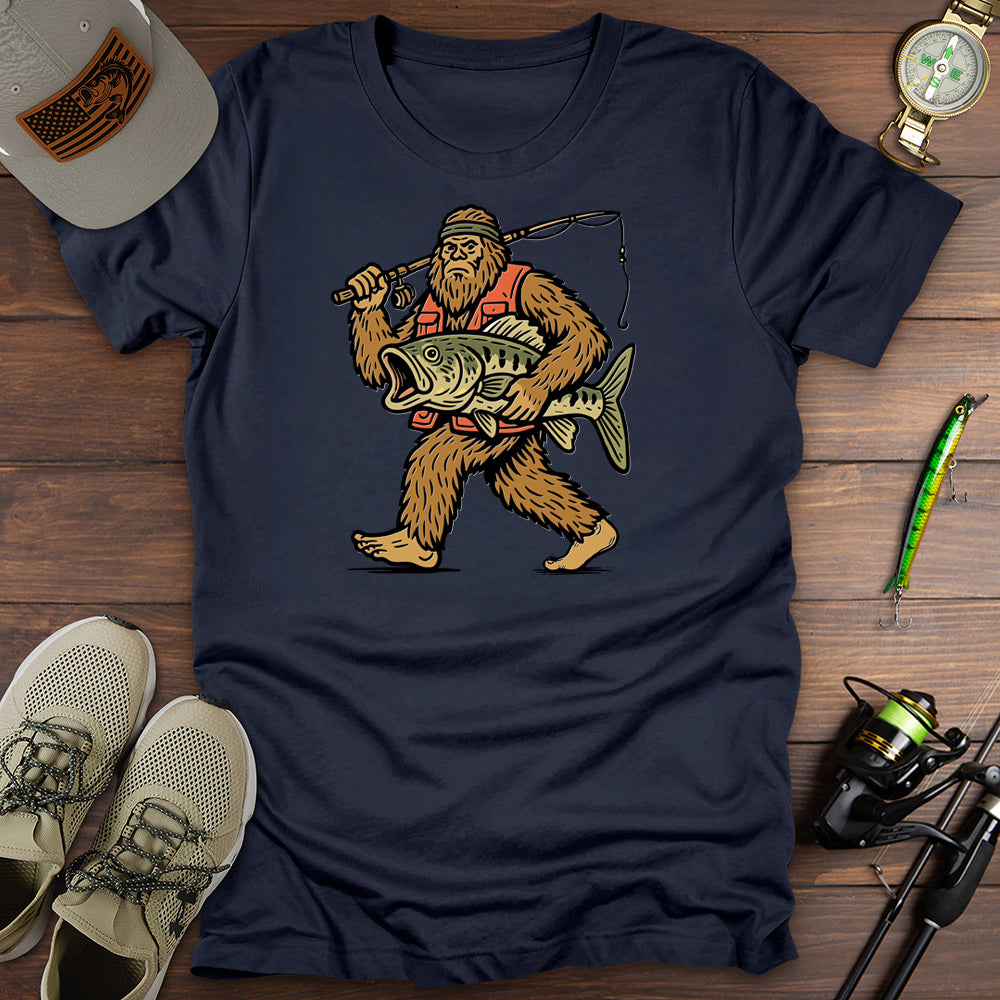 Bigfoot Bass Hunter T-Shirt
