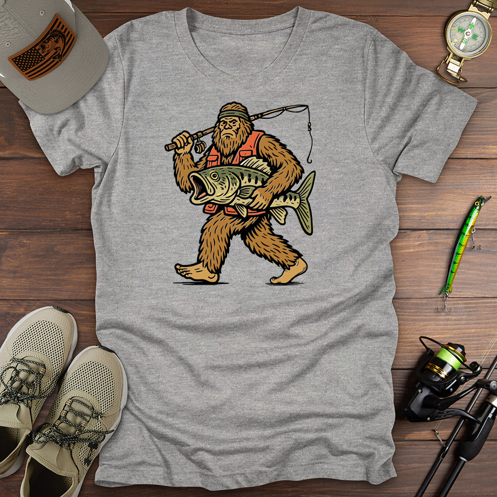 Bigfoot Bass Hunter T-Shirt