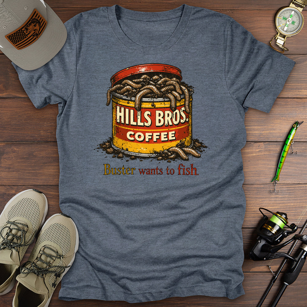 Buster Wants To Fish T-Shirt