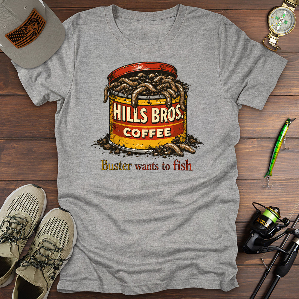Buster Wants To Fish T-Shirt