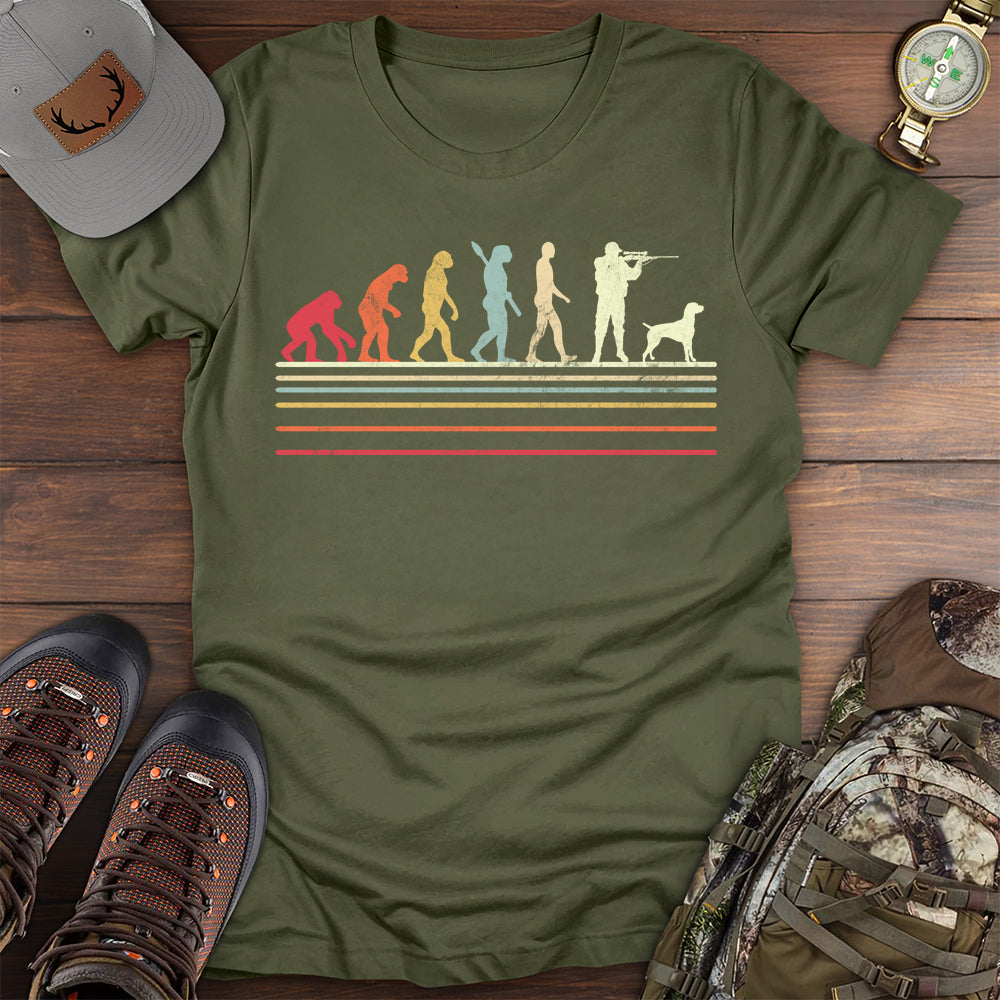 Evolution of Man Hunting T-Shirt