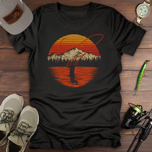 Fly Fishing Sunset T-Shirt